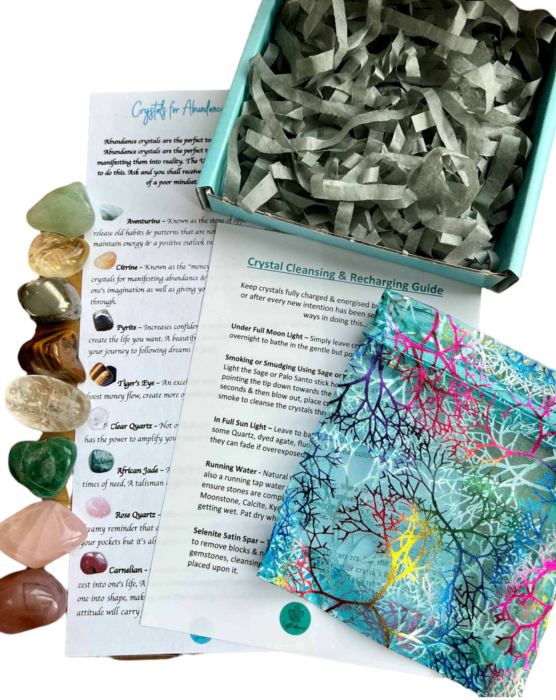 Crystals for Abundance & Success Set - CrystalBoutique.co.uk