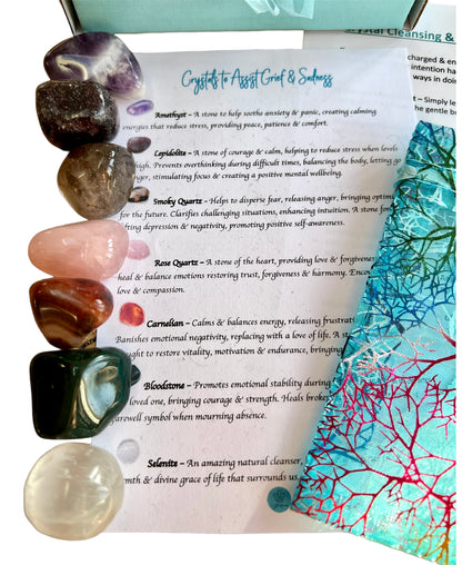 Crystals to Assist Grief & Sadness Gift Set