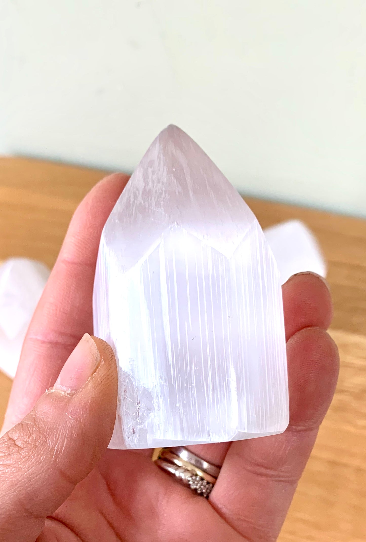 Selenite Crystal Point - Crystal Boutique.co.uk