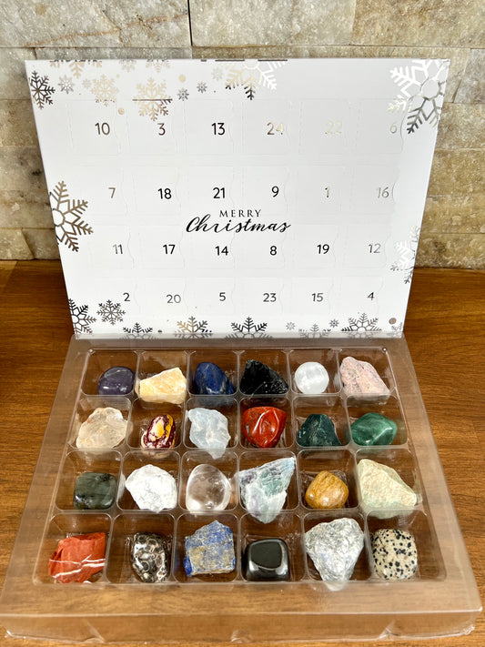 Crystal Gemstone 24 Day Traditional Premium Christmas Advent Calendar