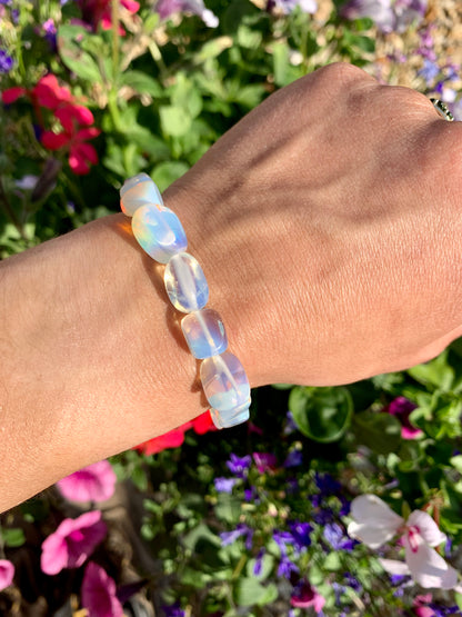 Tumblestone Crystal Healing Bracelet Opalite