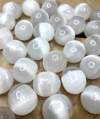 Polished Selenite Tumblestones 