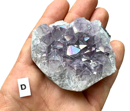 Amethyst Angel Aura Quartz Cluster