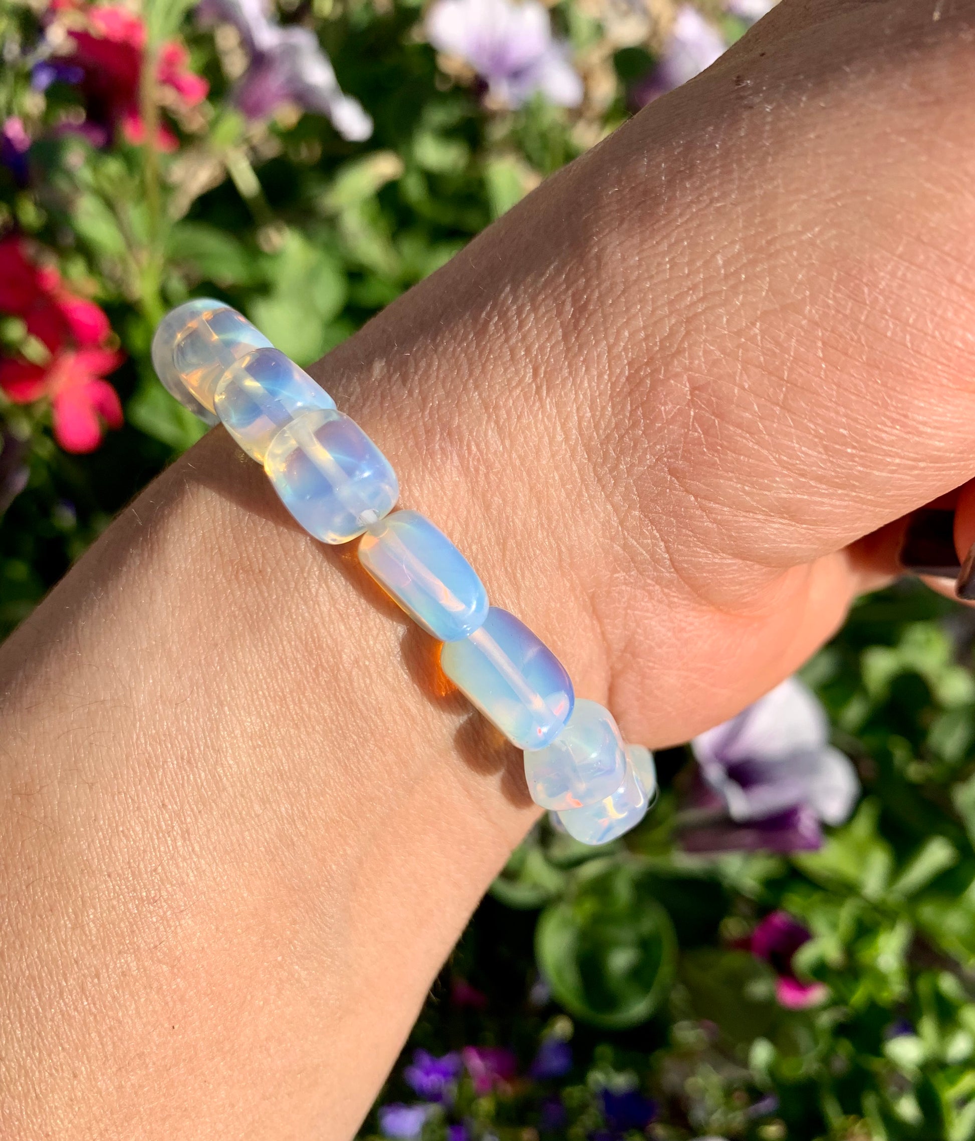 Tumblestone Crystal Healing Bracelet Opalite