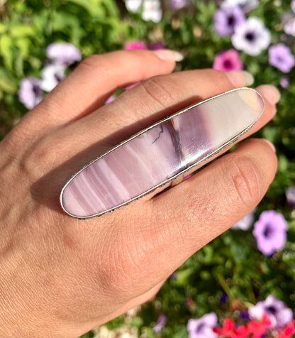 Mookaite Crystal Statement Ring