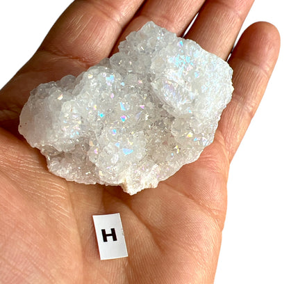Angel Aura Quartz Geode Clusters