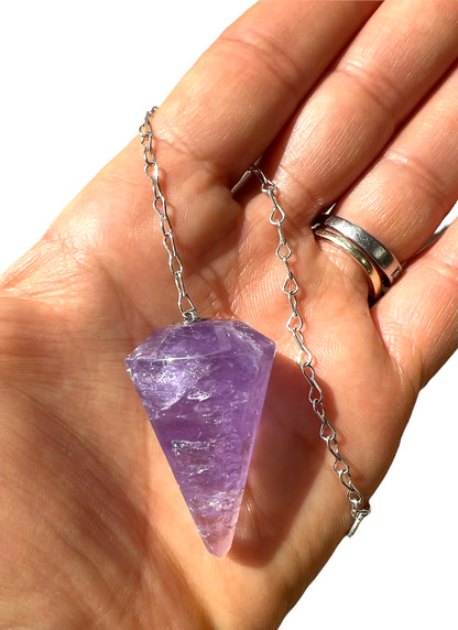 Amethyst Crystal Dowsing Pendulums