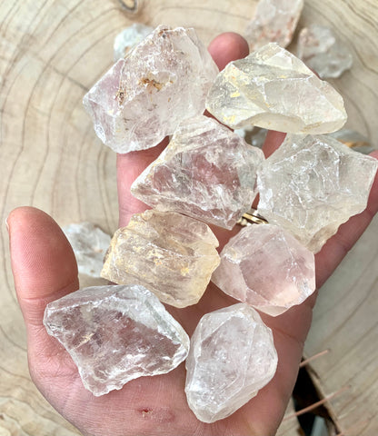 Clear Rock Quartz Rough Crystal Stone