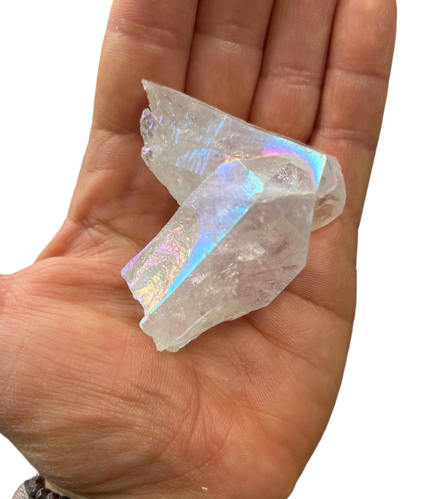 Angel Aura selling Quartz Crystal Cluster #2