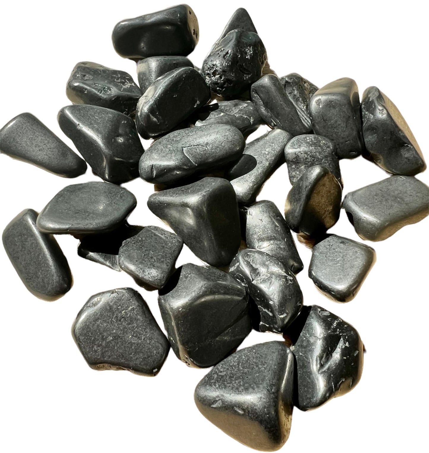 Genuine Black Shungite Polished Tumble Stone
