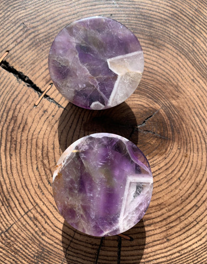 Amethyst Quartz Crystal Phone Grips