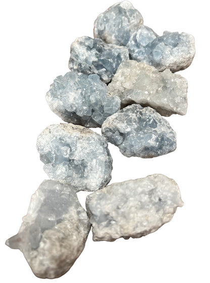 Celestite Natural Crystal Geode Clusters