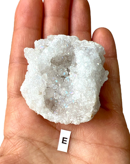 Angel Aura Quartz Geode Clusters