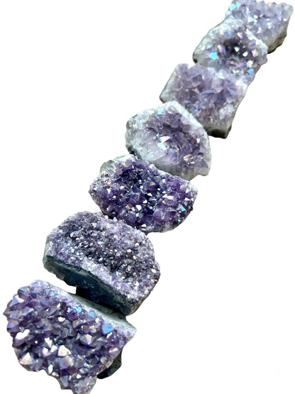 Amethyst Angel Aura Quartz Cluster
