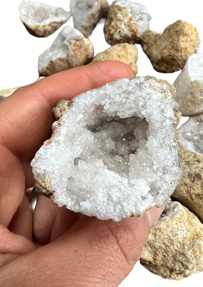 Natural Quartz Geode Cluster
