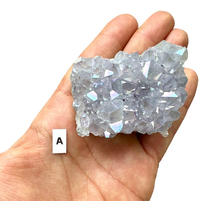 Amethyst Angel Aura Quartz Cluster