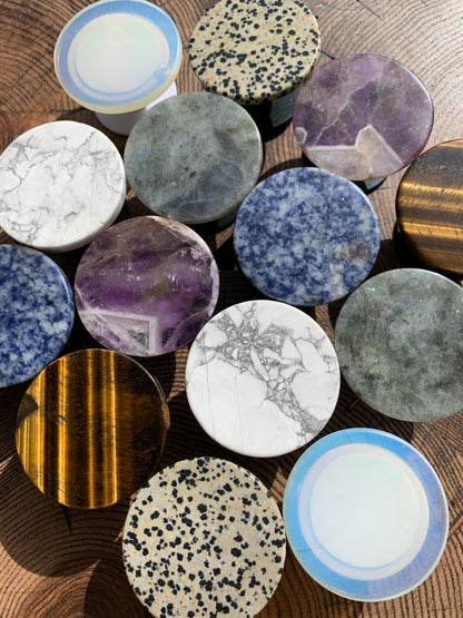 Assorted Quartz & Agate Crystal Phone Grips