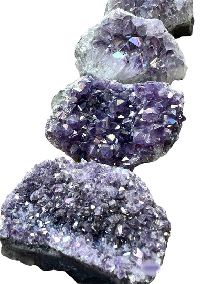 Amethyst Angel Aura Quartz Cluster