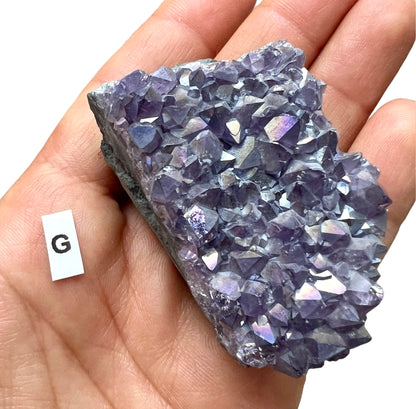 Amethyst Angel Aura Quartz Cluster
