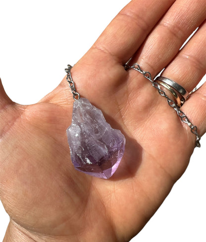 Amethyst Point Crystal Dowsing Pendulums