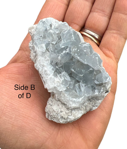 Celestite Natural Crystal Geode Clusters