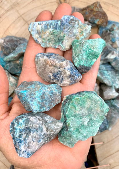 Chrysocolla Rough Crystal Stone