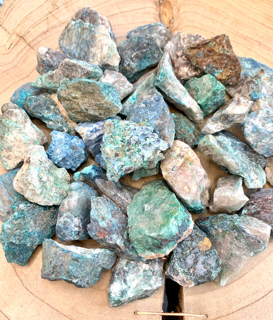 Chrysocolla Rough Crystal Stone