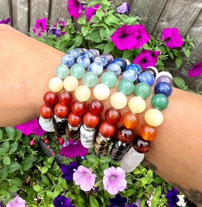 Chakra Cleansing Power Beaded Stretch Bracelet