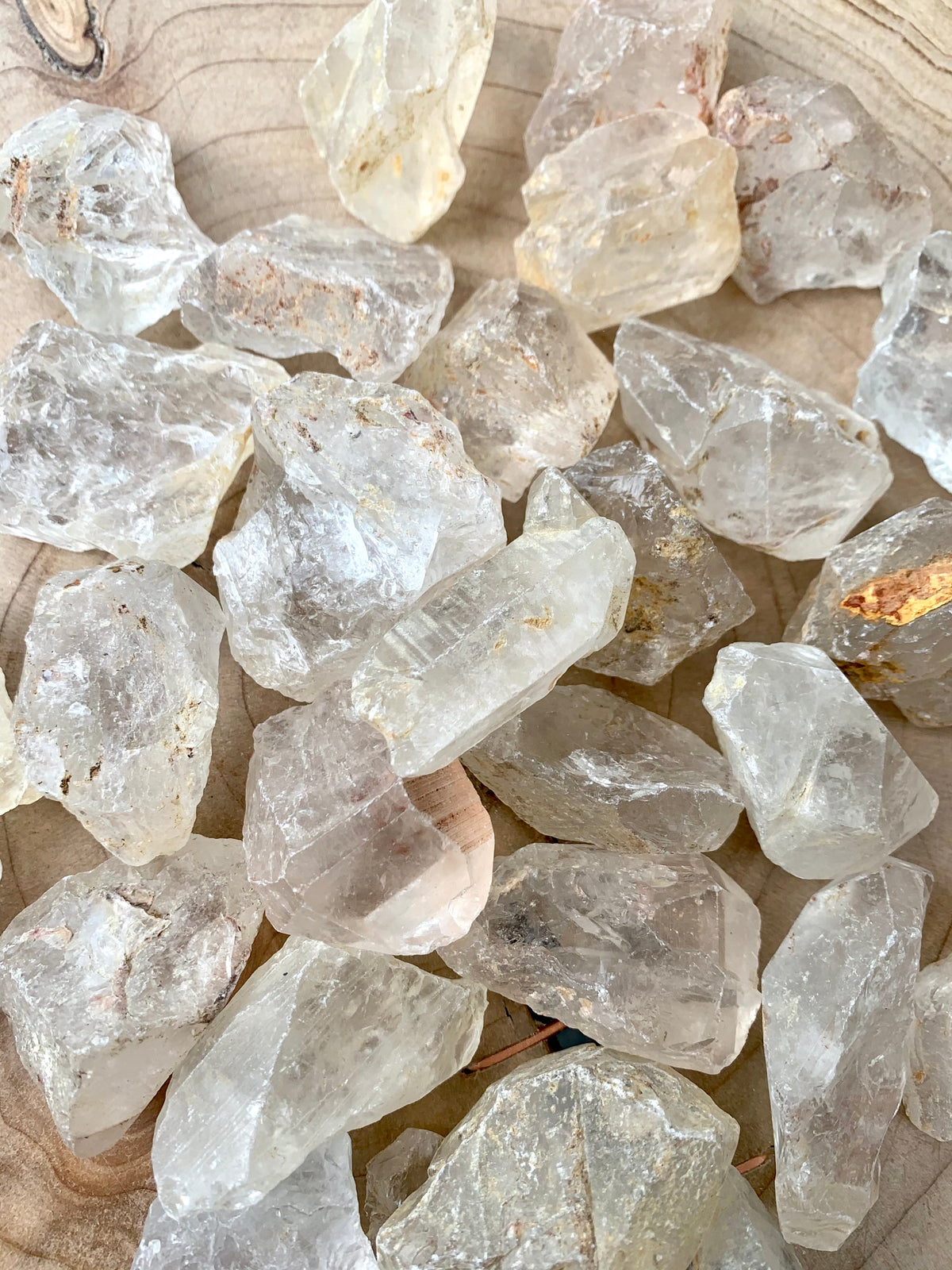 Completely Clear Rocks Clear Rock Quartz Rough Crystal Stone – CrystalBoutique.co.uk