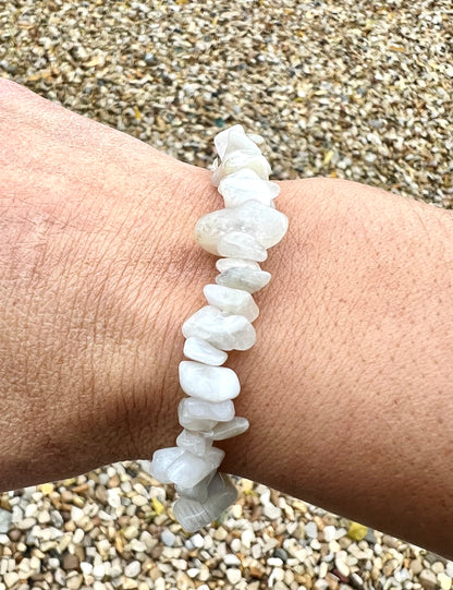 Moonstone (B) Chip Bracelet 