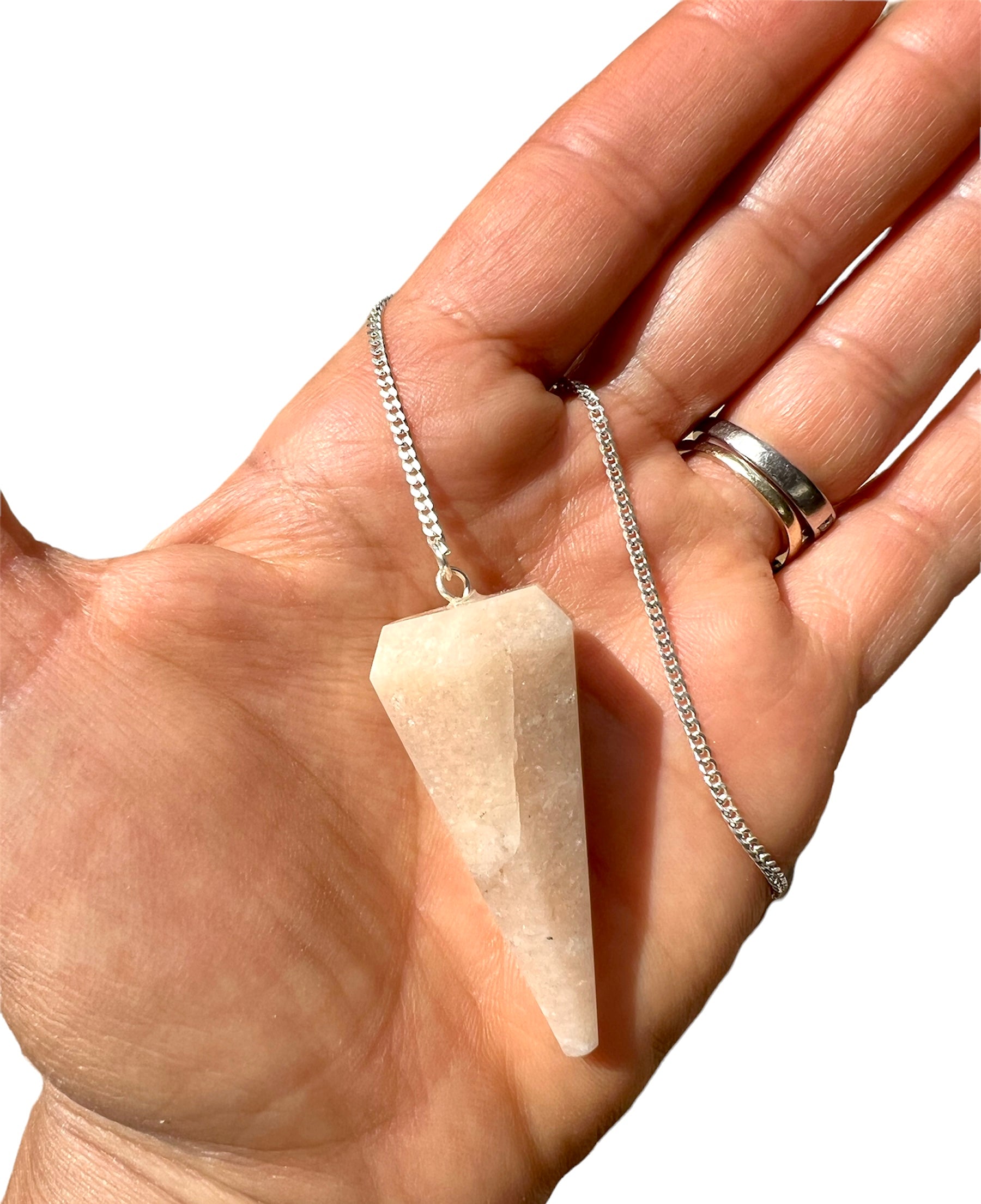 Moonstone Crystal Dowsing Pendulums