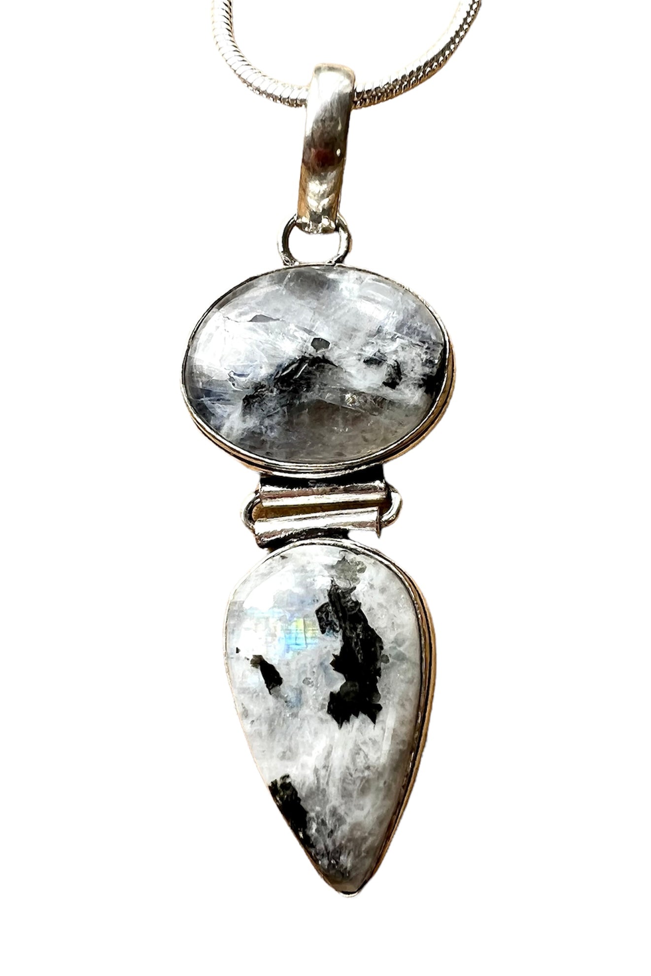Amethyst Crystal Gemstone Pendant Necklace