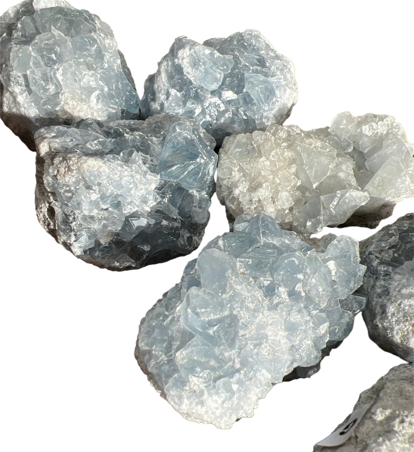 Celestite Natural Crystal Geode Clusters