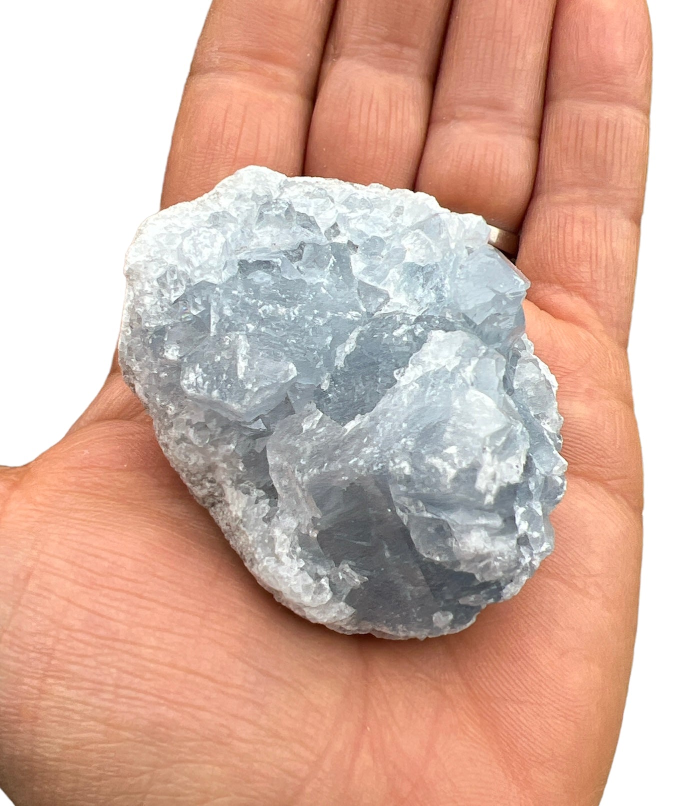 Celestite Natural Crystal Geode Clusters