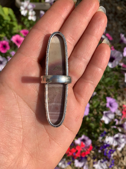 Mookaite Crystal Statement Ring