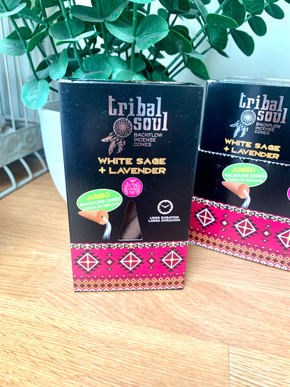 Tribal Soul Premium Jumbo Incense BACKFLOW Cones