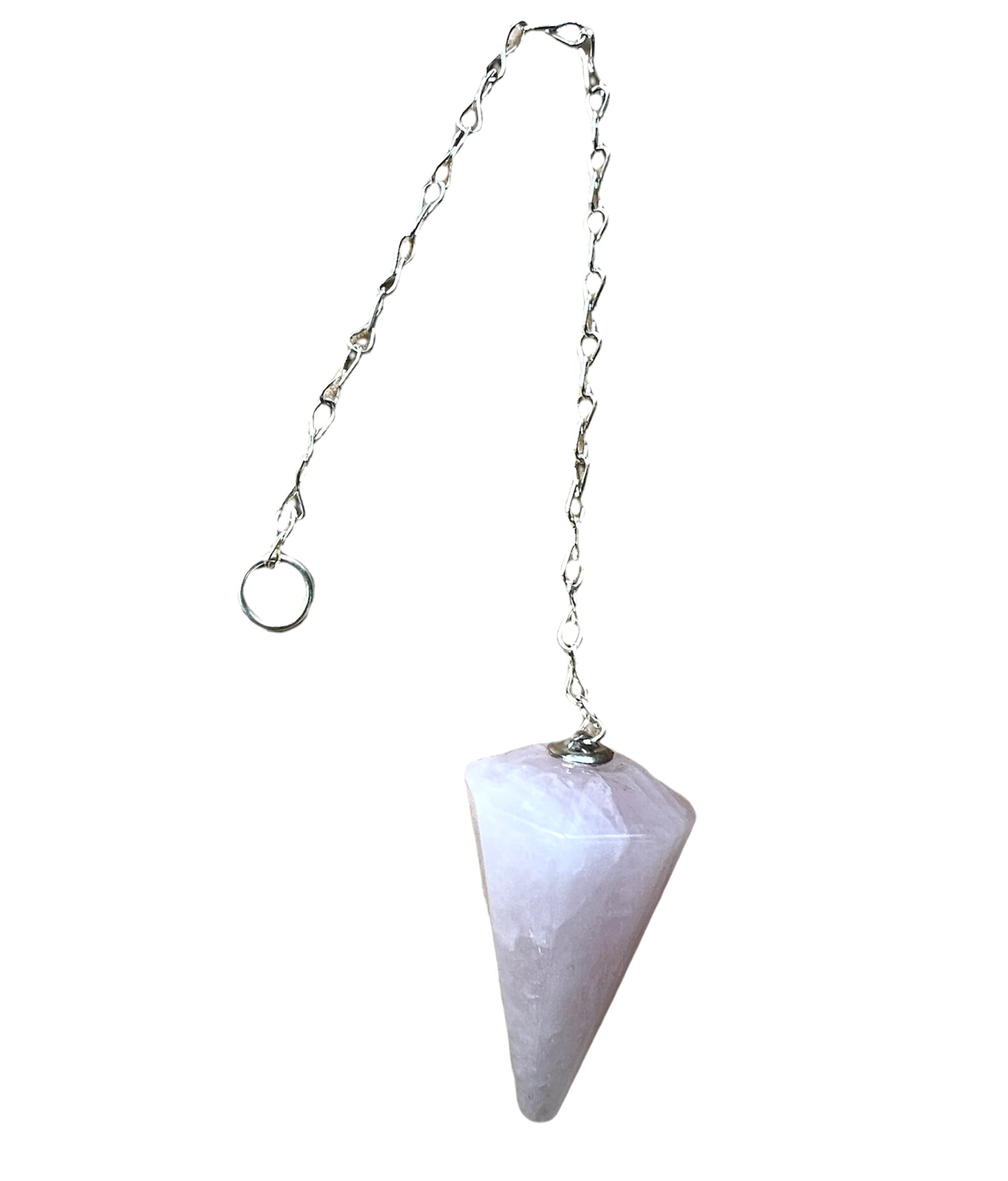 Rose Quartz Crystal Dowsing Pendulums