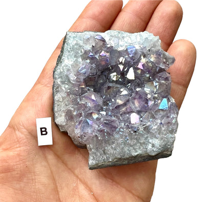 Amethyst Angel Aura Quartz Cluster