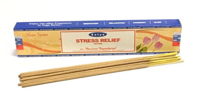 Stress Relief Satya Premium Original Indian Incense Sticks 15g