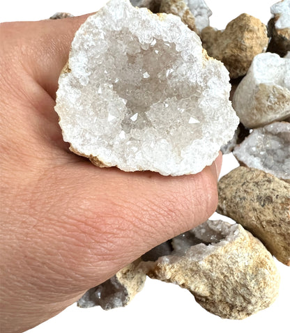 Natural Quartz Geode Cluster
