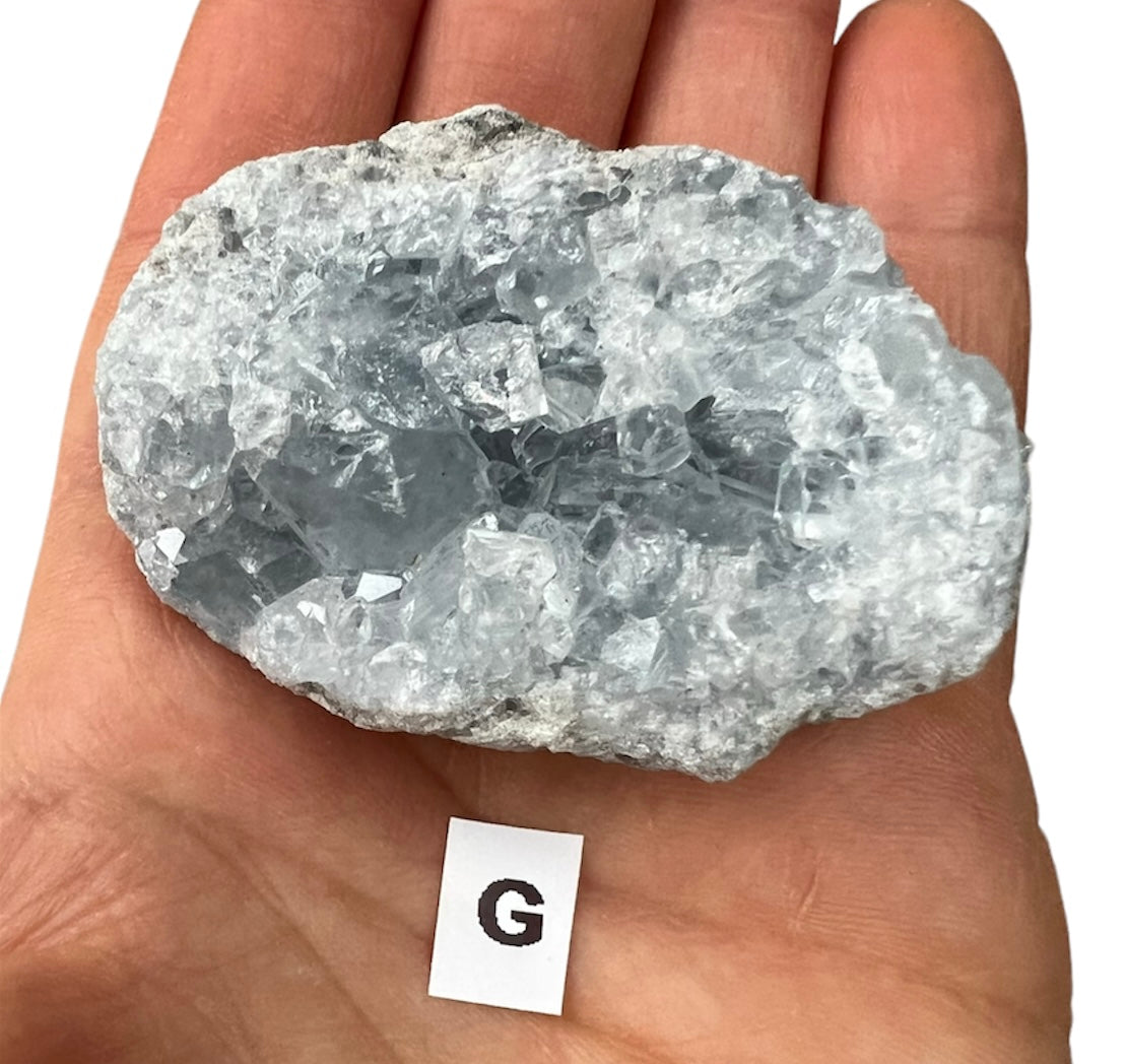 Celestite Natural Crystal Geode Clusters