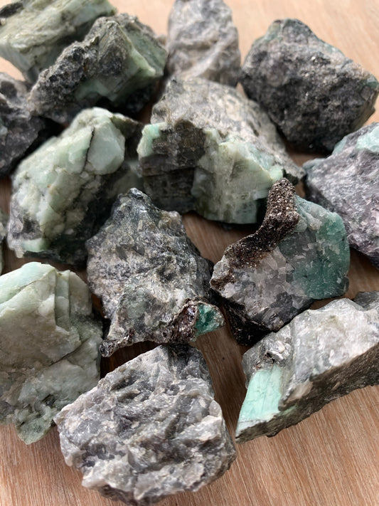 Emerald Rough Crystal Stone Extra Quality