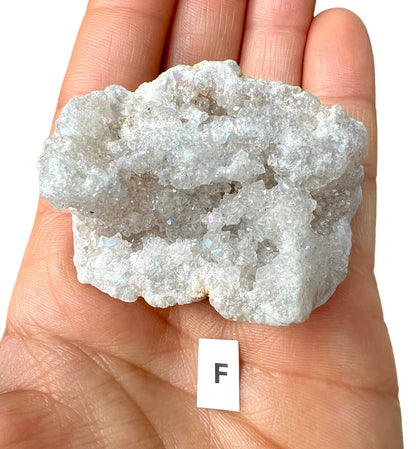 Angel Aura Quartz Geode Clusters
