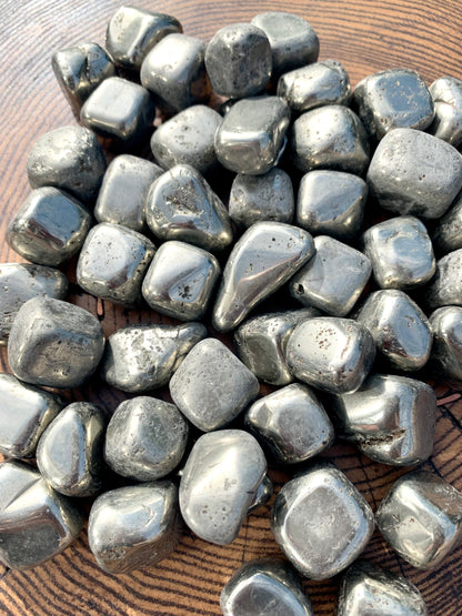 Pyrite Crystal Tumblestone 2-3cm 