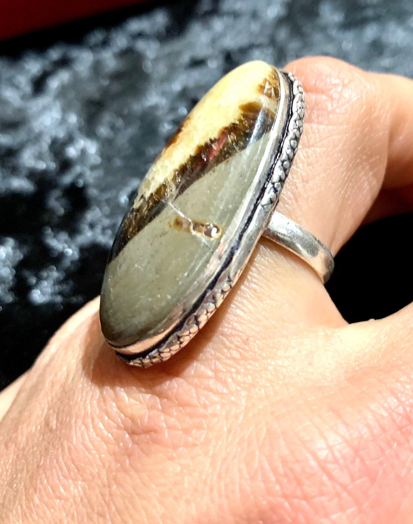 Septarian Crystal Ring - Crystalboutique.co.uk