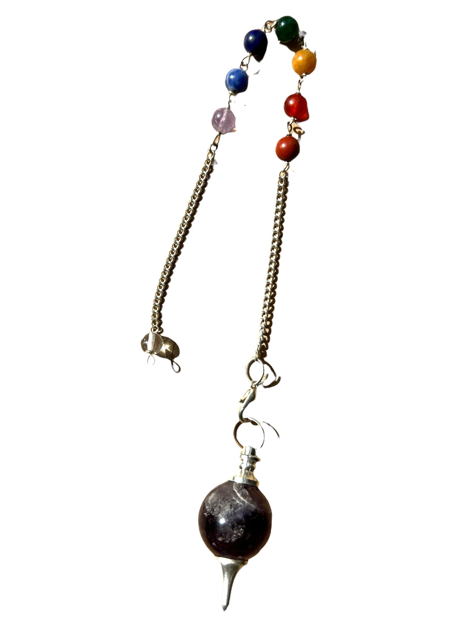 Amethyst Chakra Crystal Dowsing Pendulums