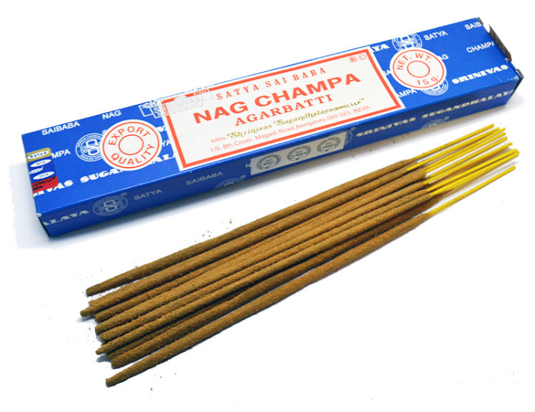 Nag Champa Satya Premium Incense - CrystalBoutique.co.uk 
