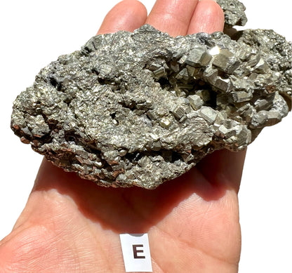 Pyrite ''Fools Gold'' Rough Large Cluster Specimen