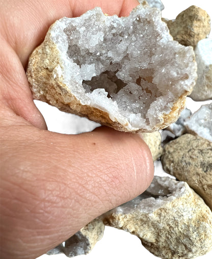 Natural Quartz Geode Cluster