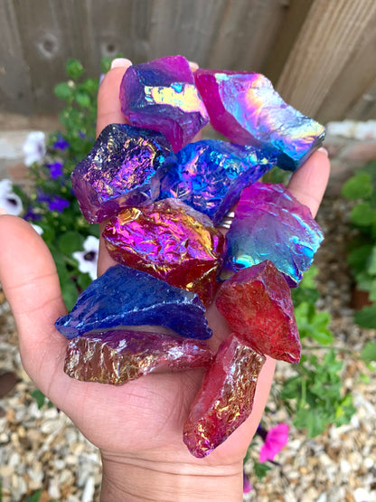 Aura Quartz Dragon Rock